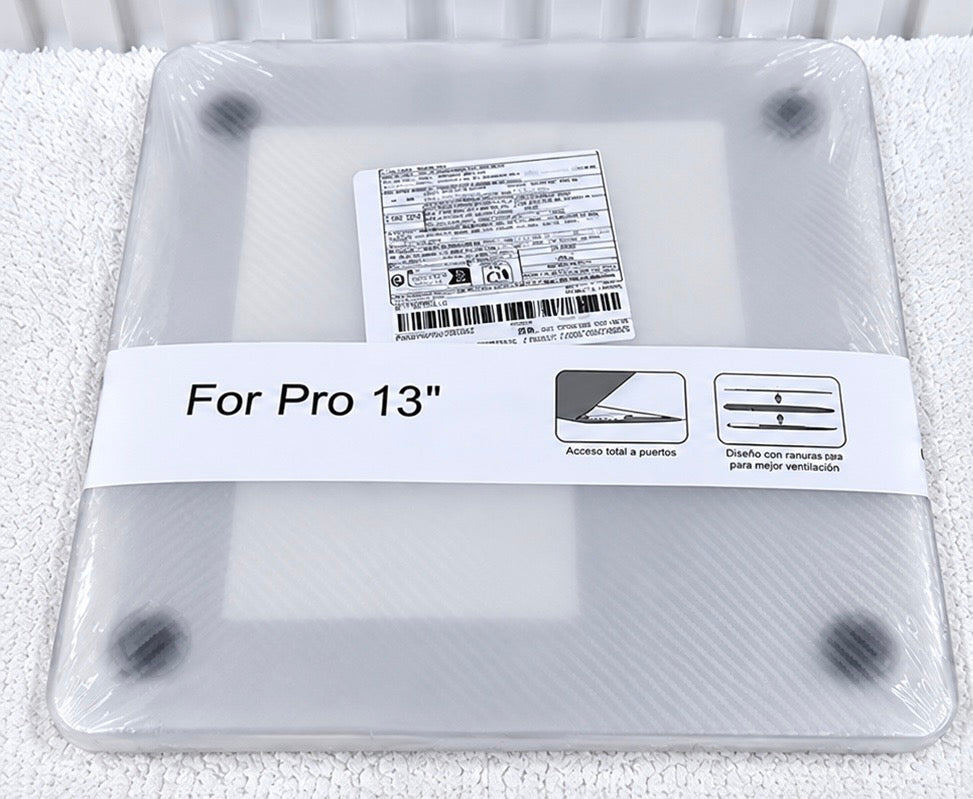 Protector Fibra de Carbono para MacBook Pro 13'' A1706, A1708, A1989, A2159, A2251, A2289, A2338